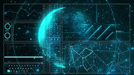 Animation-of-globe-and-data-processing