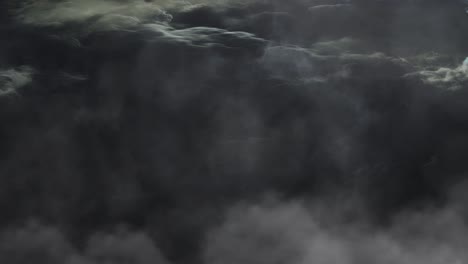 thunderstorm clouds over dark sky, video background