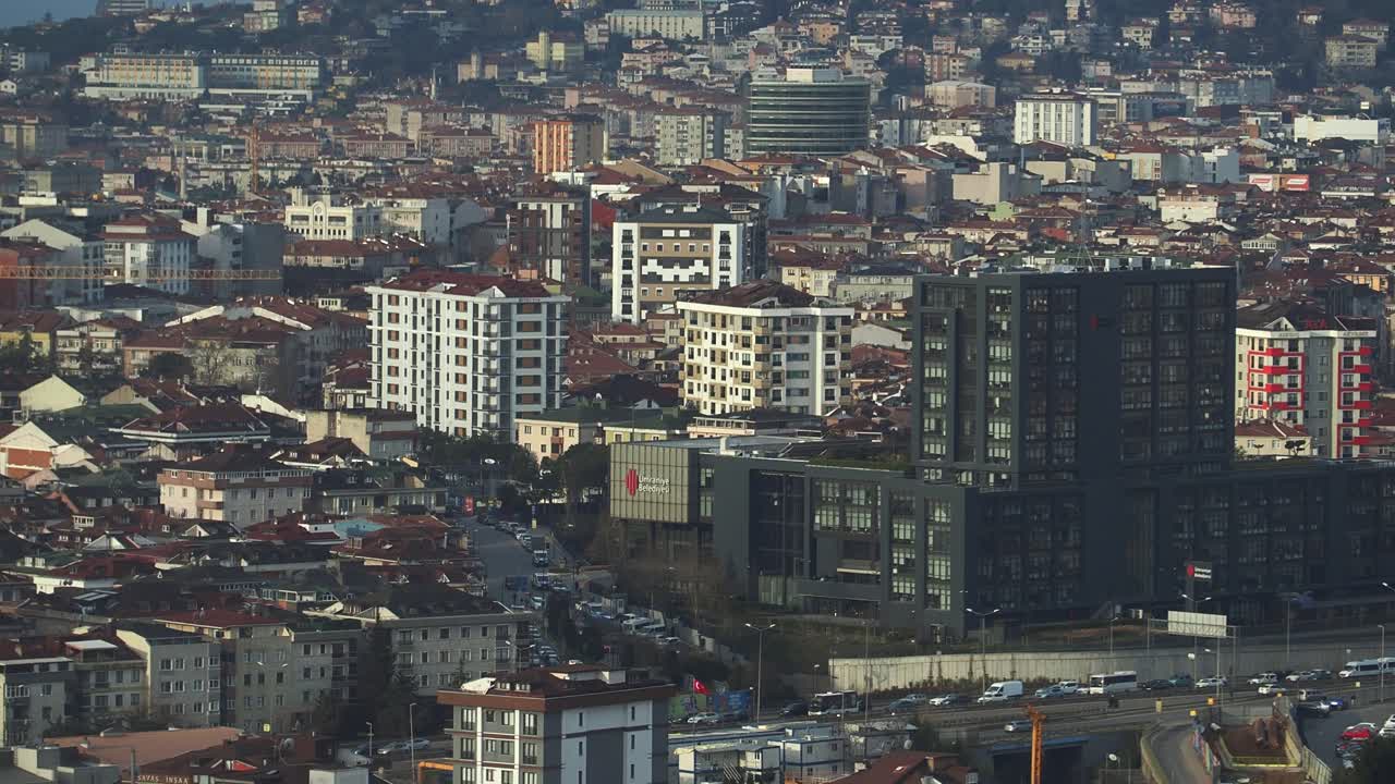 Veduta aerea del paesaggio urbano
