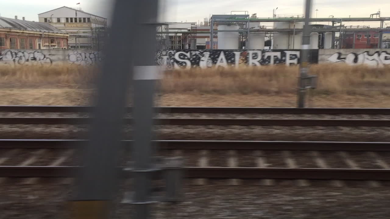 Train ride in Portugal