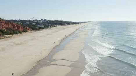 algarve beach, almancil, portugal_backward view