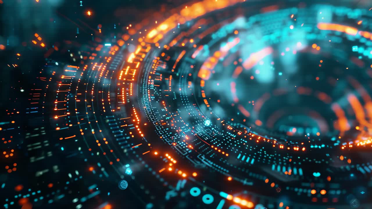 interfaz de tecnología futurista