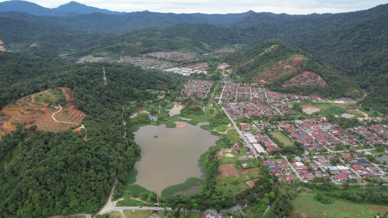 hermoso paisaje de serendah, selangor, malasia