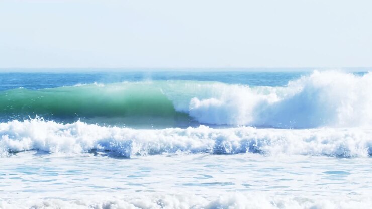 View of waves on seashore