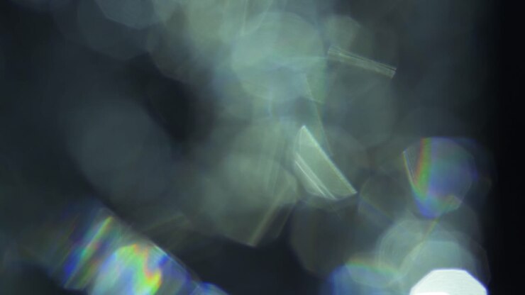 Abstract Colorful Bokeh Light Leaks Overlay