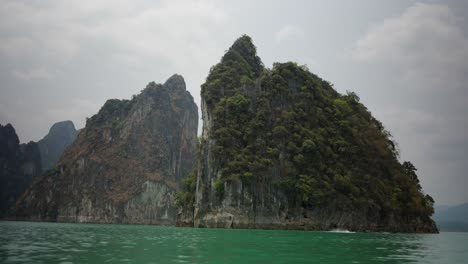 majestic karsts in a tropical lake