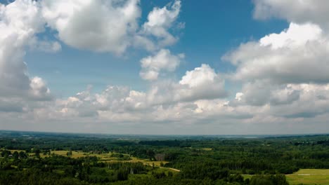 Aerial-View-of-Verdant-Landscape-in-Countryside