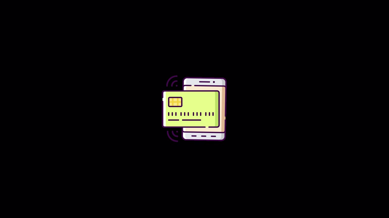 Mobile payment Icon Animation