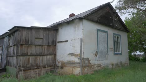 old, abandoned house in the countryside