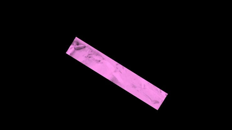 Abstract Pink Rectangle on Black Background