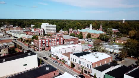 movimiento aéreo en tarboro nc, tarboro carolina del norte en 4k