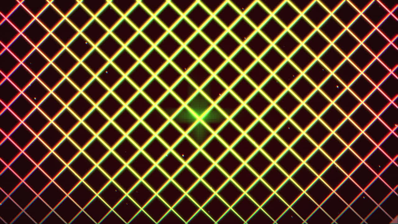 movimiento retro degradado rejilla amarilla y roja