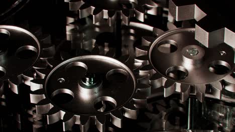 Retro Grunge Industrial Mechanic Clock Gears