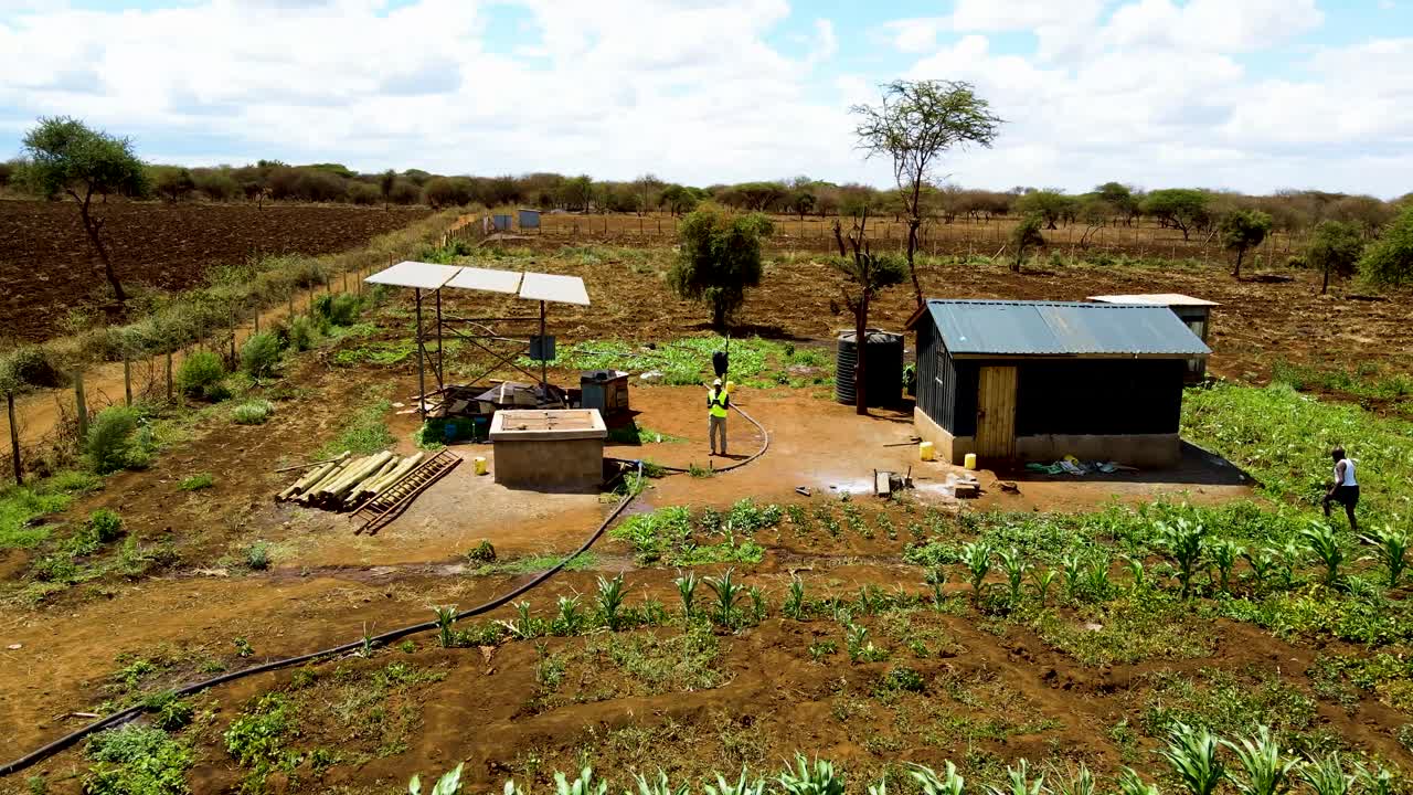 케냐 의 농촌 농장 들