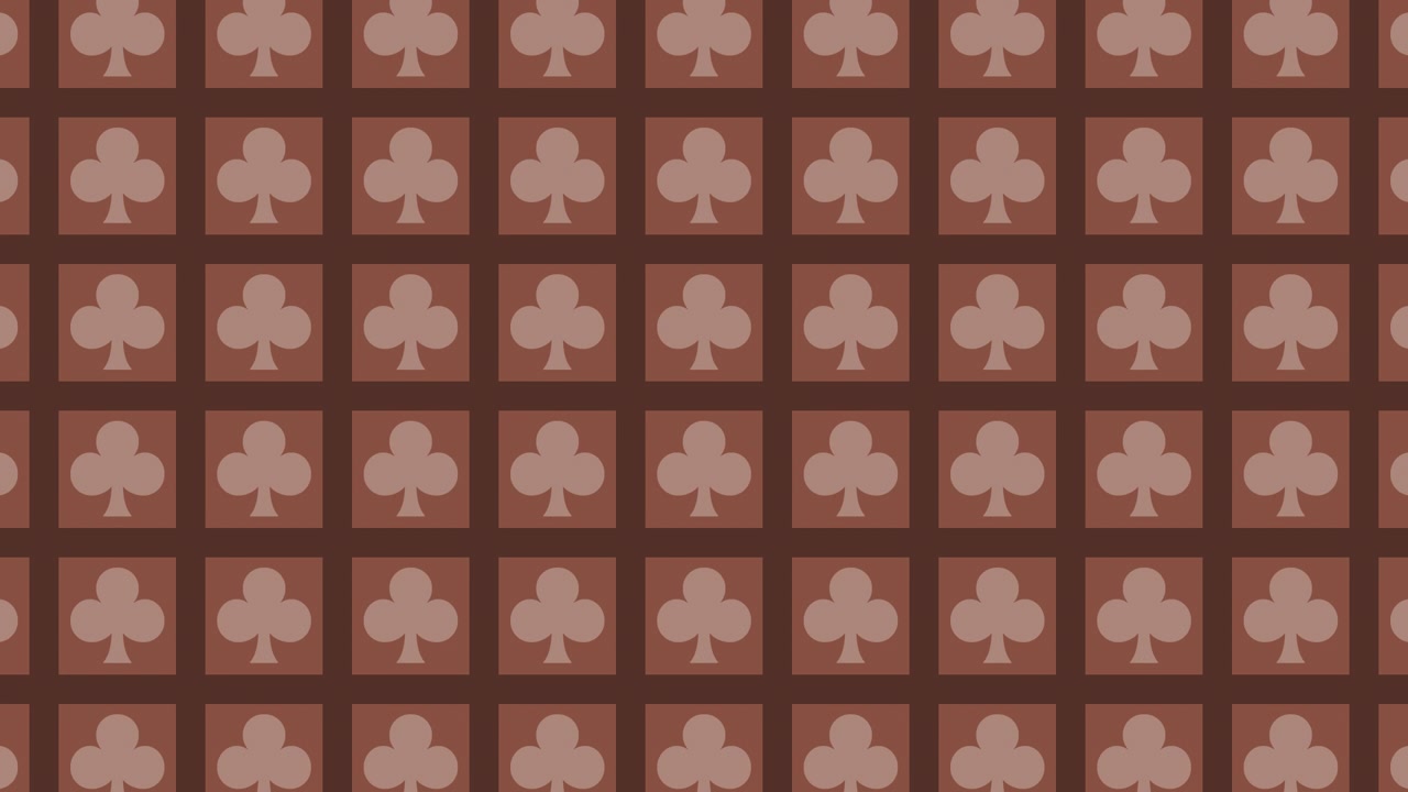 Club Suit Pattern Background