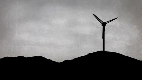 windmill on a hill