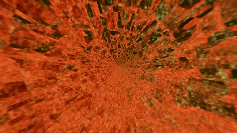 efectos de zoom futuristas, infinito o bucle sin costuras. animación de un movimiento abstracto de línea de velocidad digital.