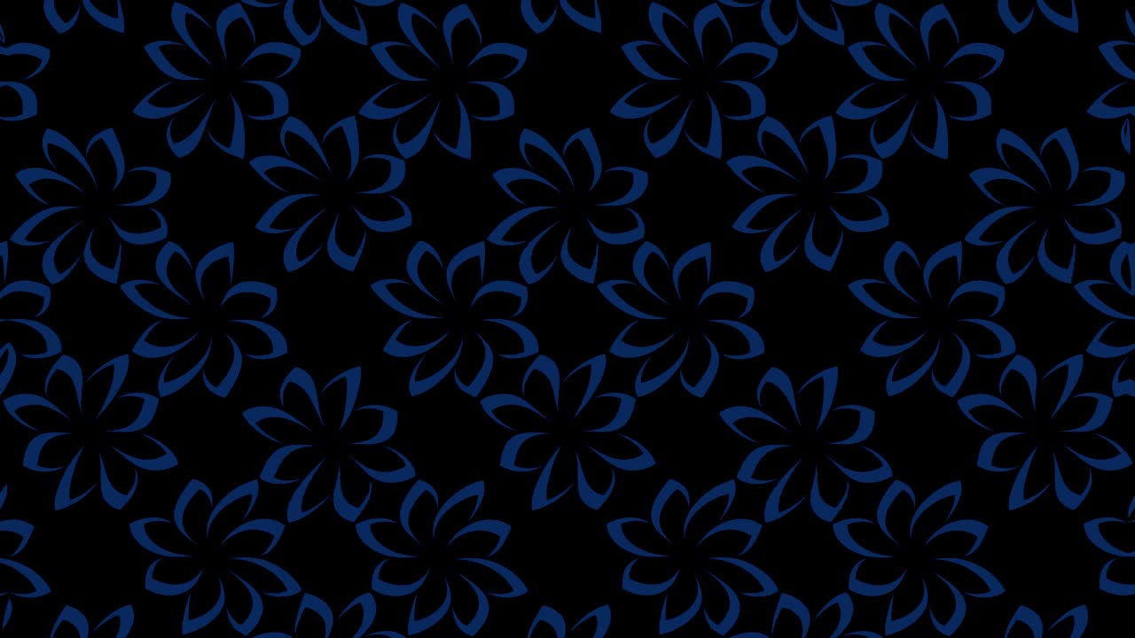 Colored pattern on a minimal black background.