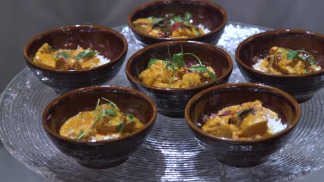 chicken curry dish with rice