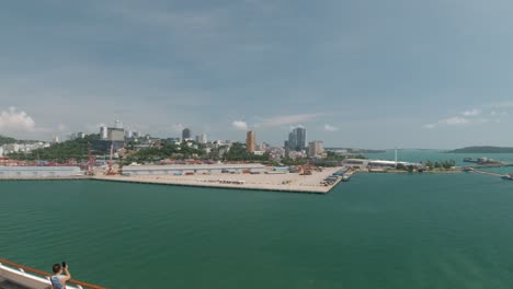 Scenic-City-View-of-Sihanoukville-from-the-Turquoise-Waters-of-Cambodia-on-a-Beautiful-Summer's-Day