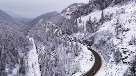 Crowsnest-Highway-in-Winter--Connects-Through-Snowy-Landscape