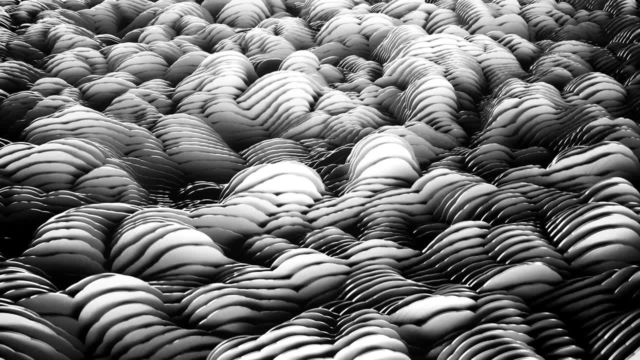 forma de onda abstracta. animación en 4k y uhd.