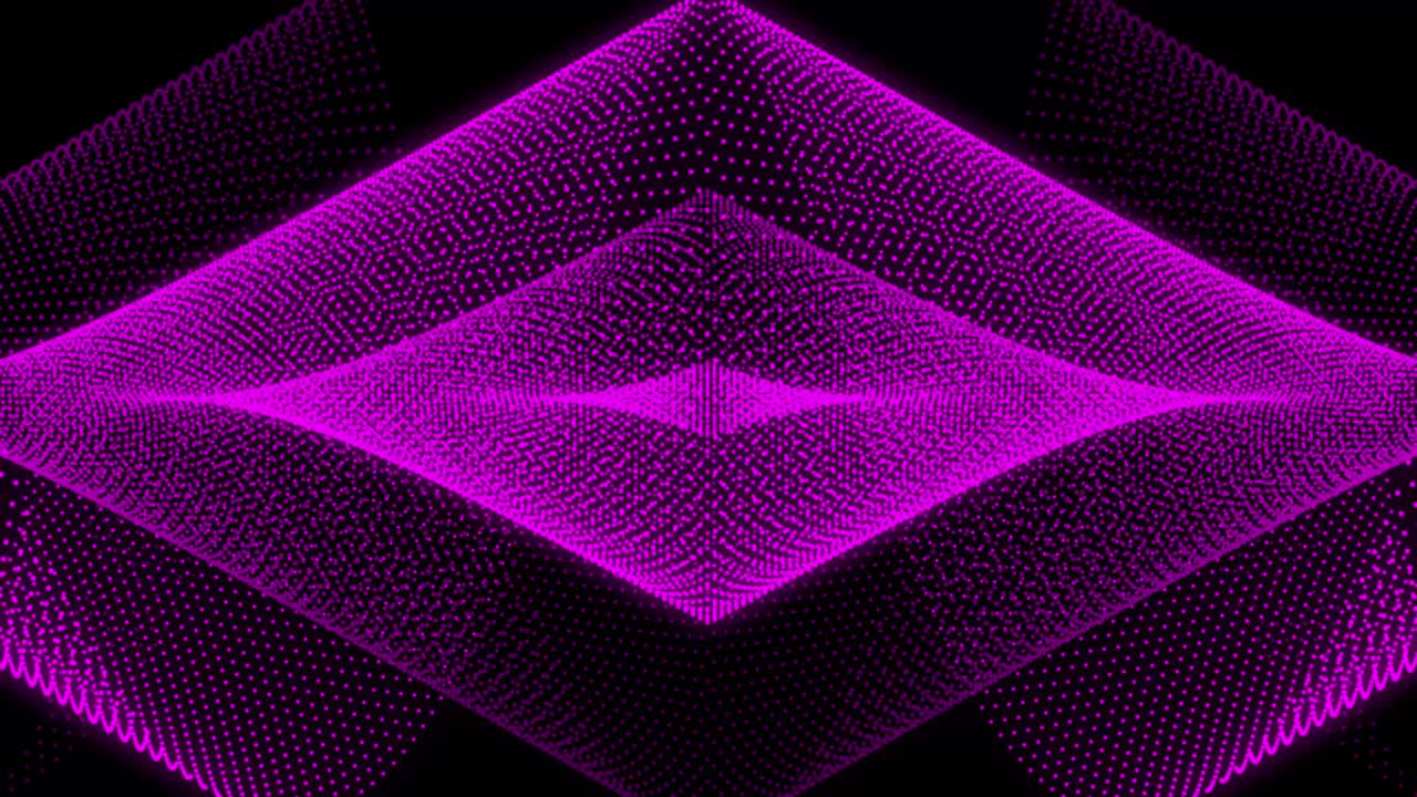 Pink color Dot Shape Pattern animation motion graphics