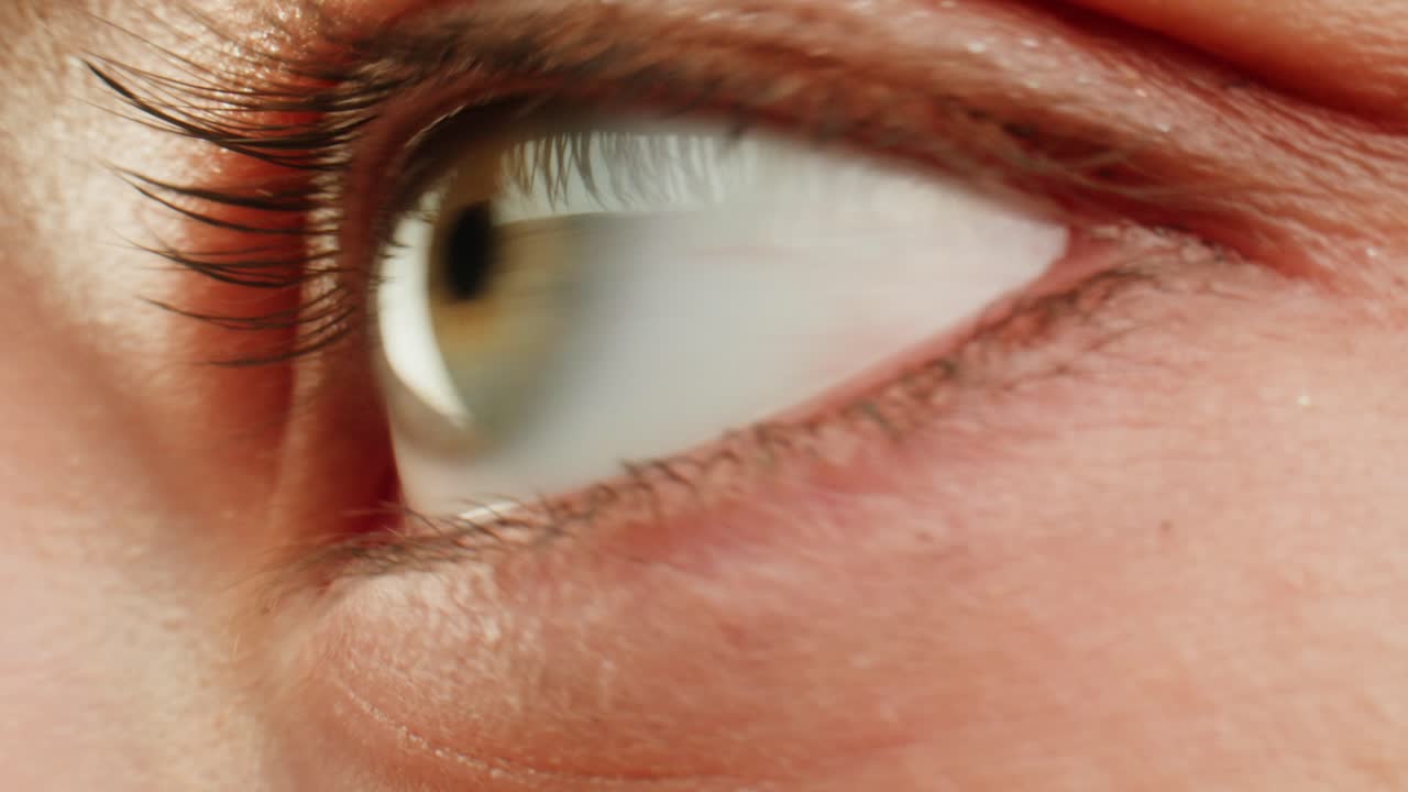 여자의 눈의 클로즈업