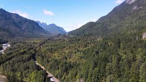 captivating mountain loop highway and trail near stillaguamish river in verlot, washington