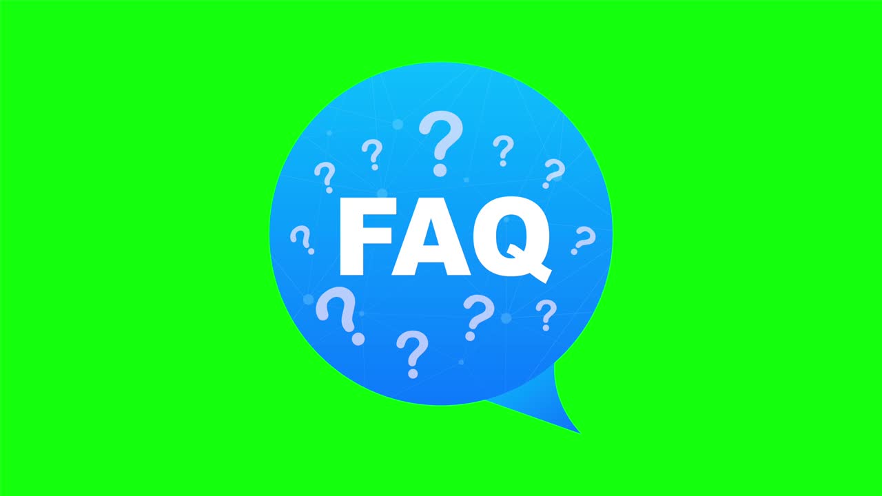 자주 묻는 질문 faq 배너, 질문 아이콘이 있는 컴퓨터, 주식 일러스트레이션