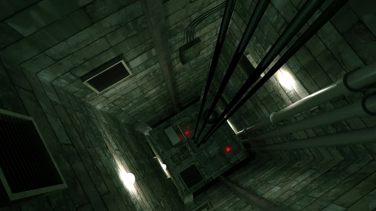 шахта лифта шахта бункера хранилище безопасное ядерное оборудование 4k