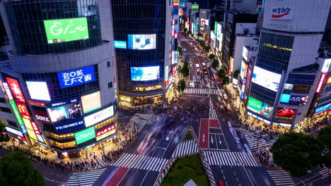 shinjuku intersection at night