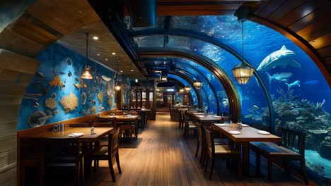 underwater restaurant dining experience