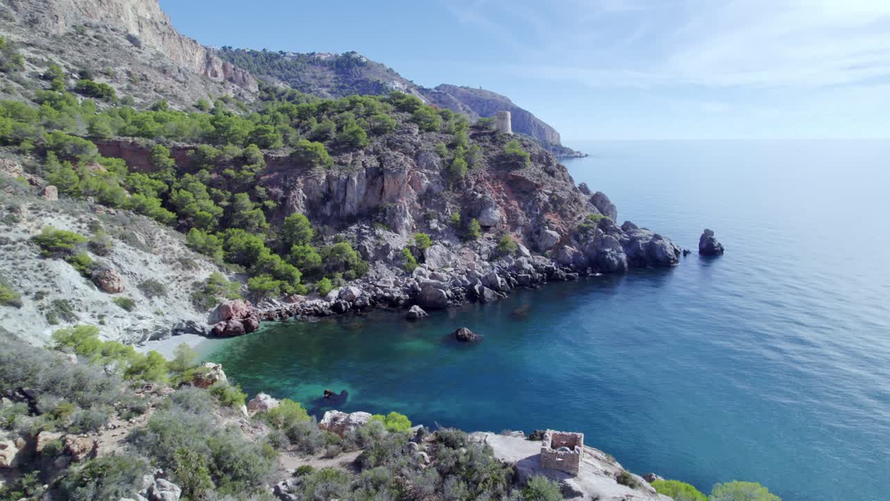 Cliffs on the Mediterranean coast