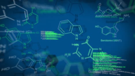 códigos de interfaz con estructuras moleculares
