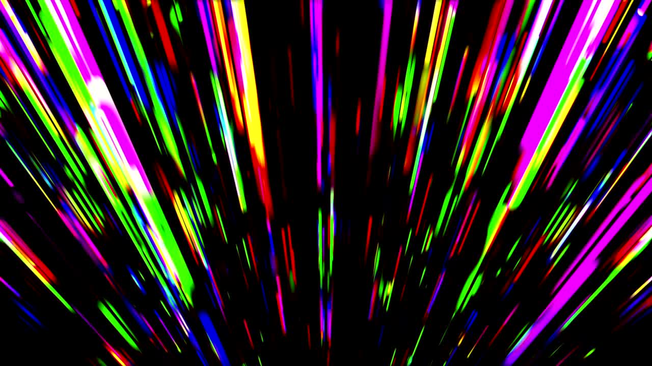 Abstract beams on black