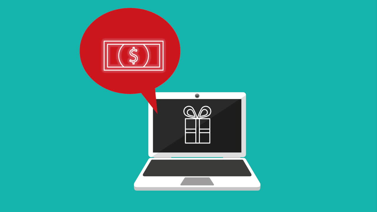 diseño de comercio electrónico, animación de video