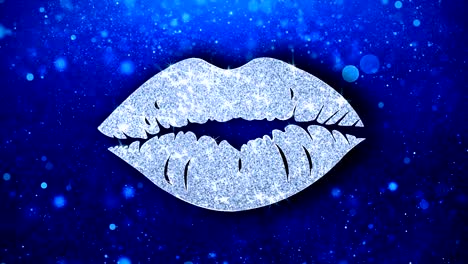icono del elemento de beso