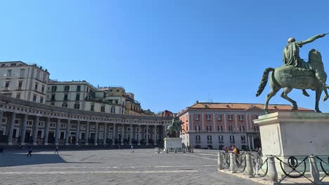 panoramic view of naples' historic architecture