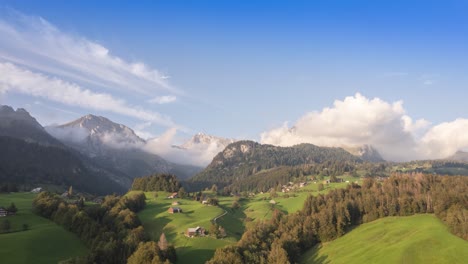 Timelapse-De-Drones-De-La-Montaña-Säntis-En-Los-Alpes-Suizos