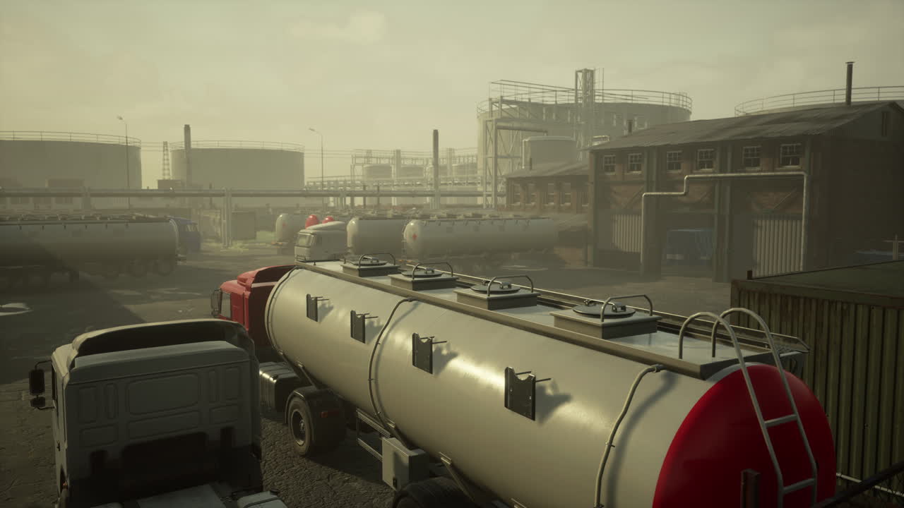 연료 저장  ⁇ 크와 대량 트럭