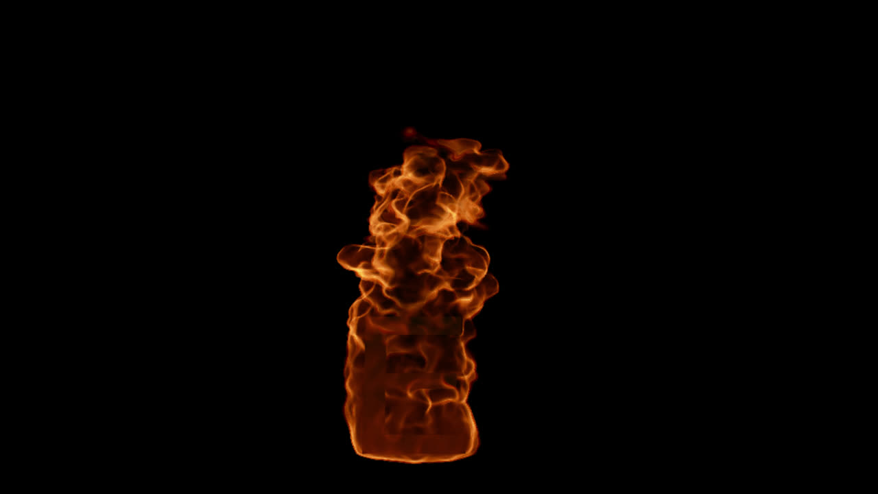animación de fuego