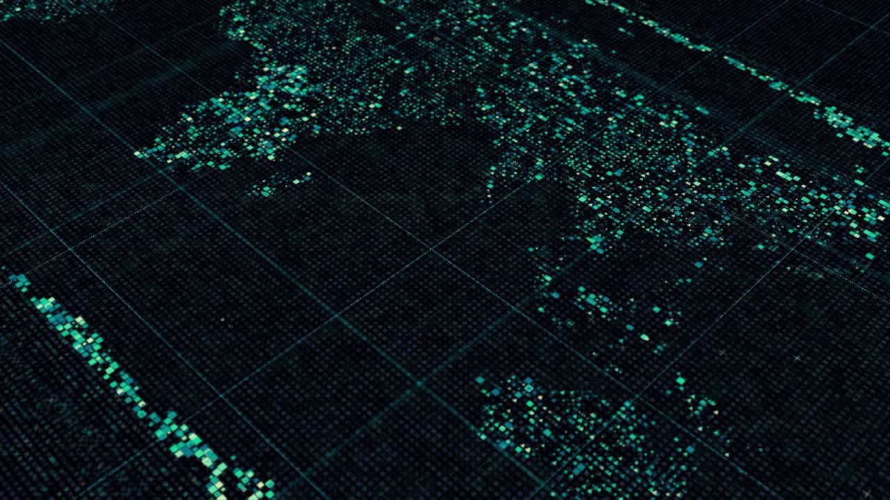 Digital World Map Visualization