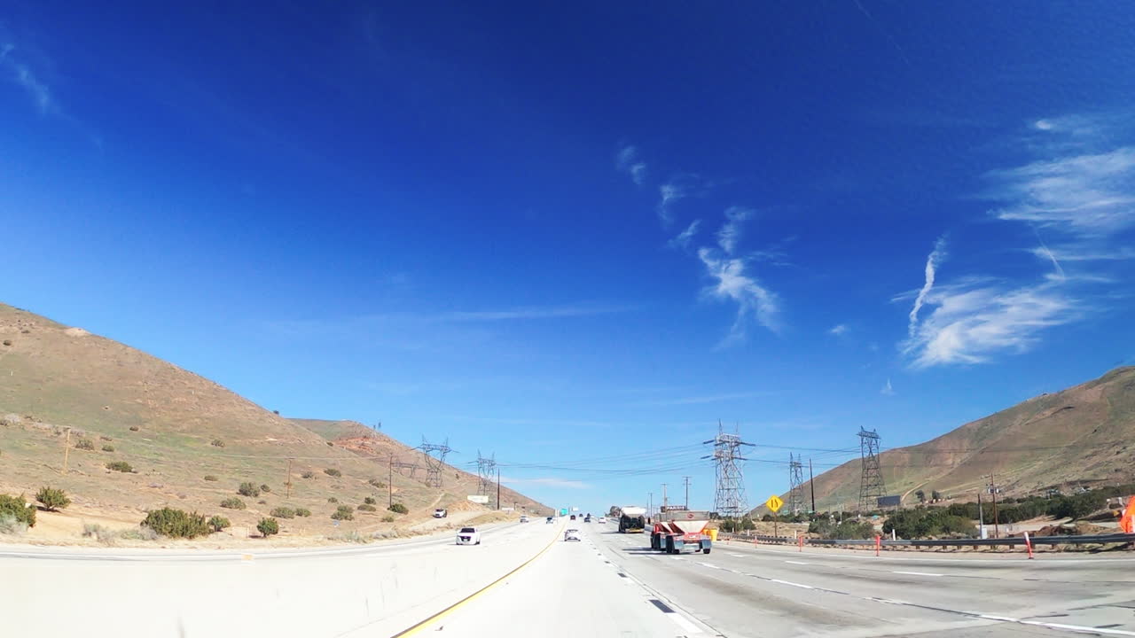 Driving in Los Angles POV