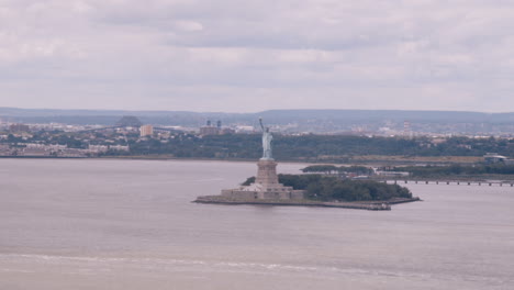 statue of liberty from above