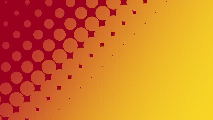 kleurrijk abstract ontwerp rode en gele cirkels en punten voor web- en grafisch ontwerp