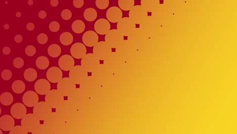 colorful abstract design red and yellow circles and dots for web and graphic design