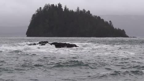 island in the storm, skidegate, haida gwaii