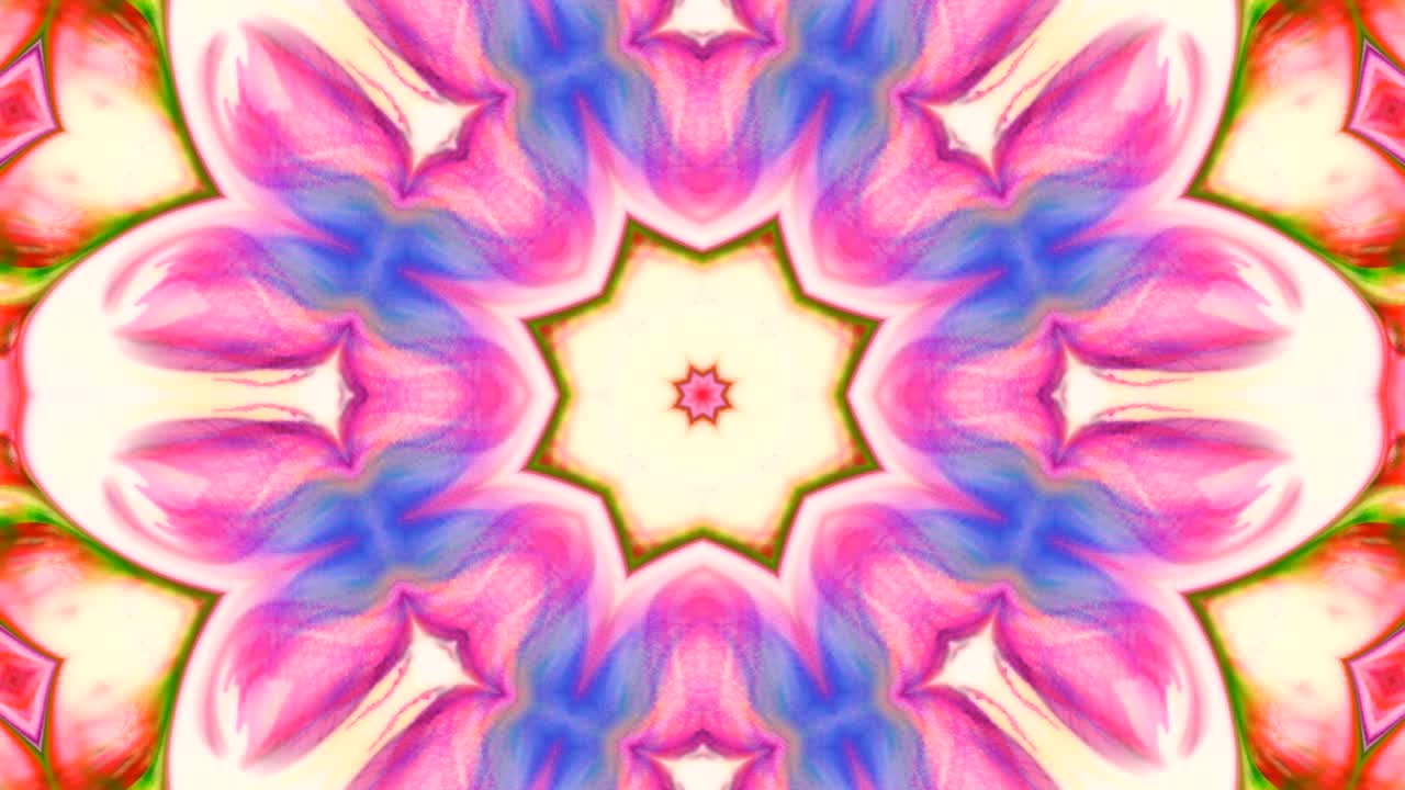 movimiento de fondo de kaleidoscopio abstractamente colorido