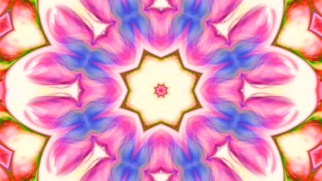 movimiento de fondo de kaleidoscopio abstractamente colorido